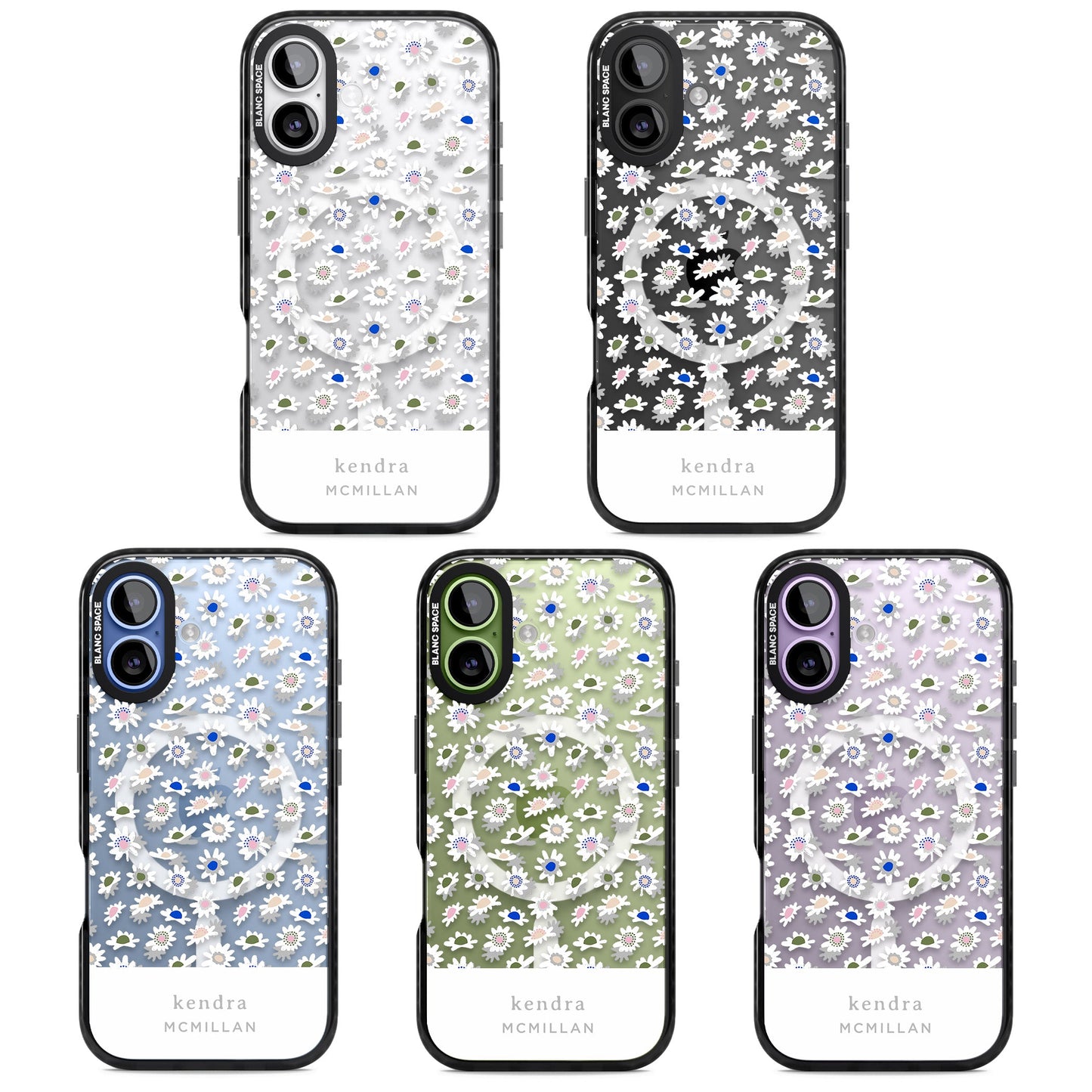 Personalised Grey & White Daisies