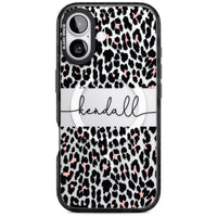 Personalised Cursive Leopard Spots