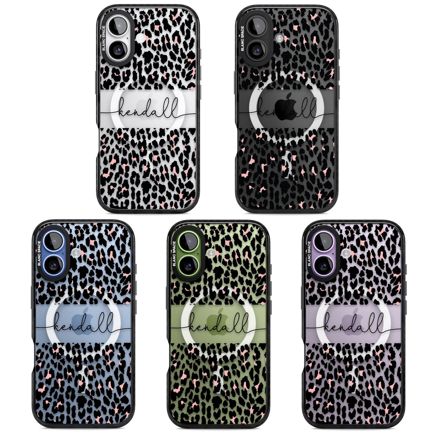 Personalised Cursive Leopard Spots