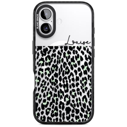 Personalised Seafoam Leopard