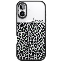 Personalised Seafoam Leopard