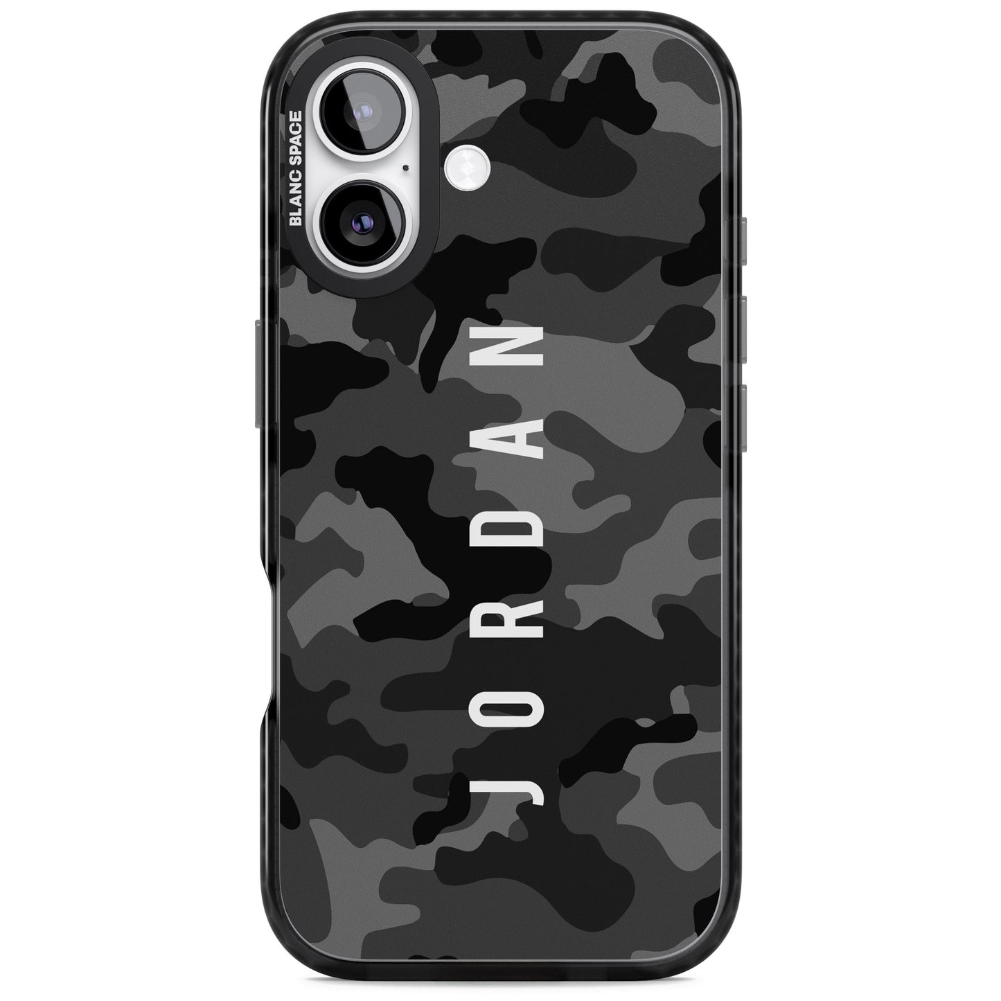 Personalised Black Camouflage Name