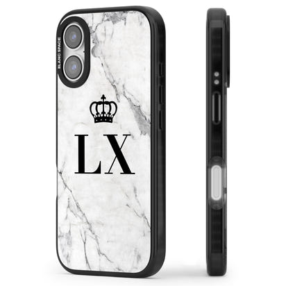 Personalised Initial Crown Marble