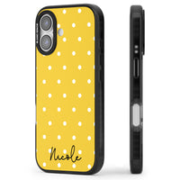 Personalised Yellow Polka Dot