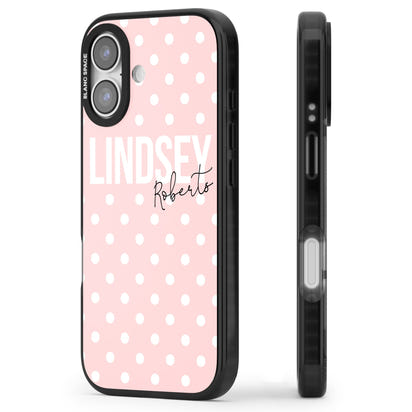 Personalised Pink Polka