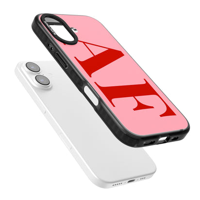 Personalised Red & Pink Letters