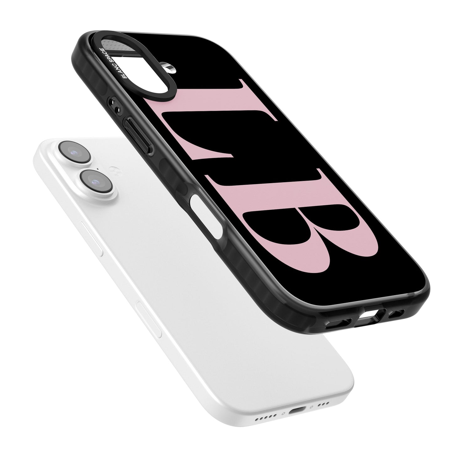 Lettres personnalisées roses et noires vertes