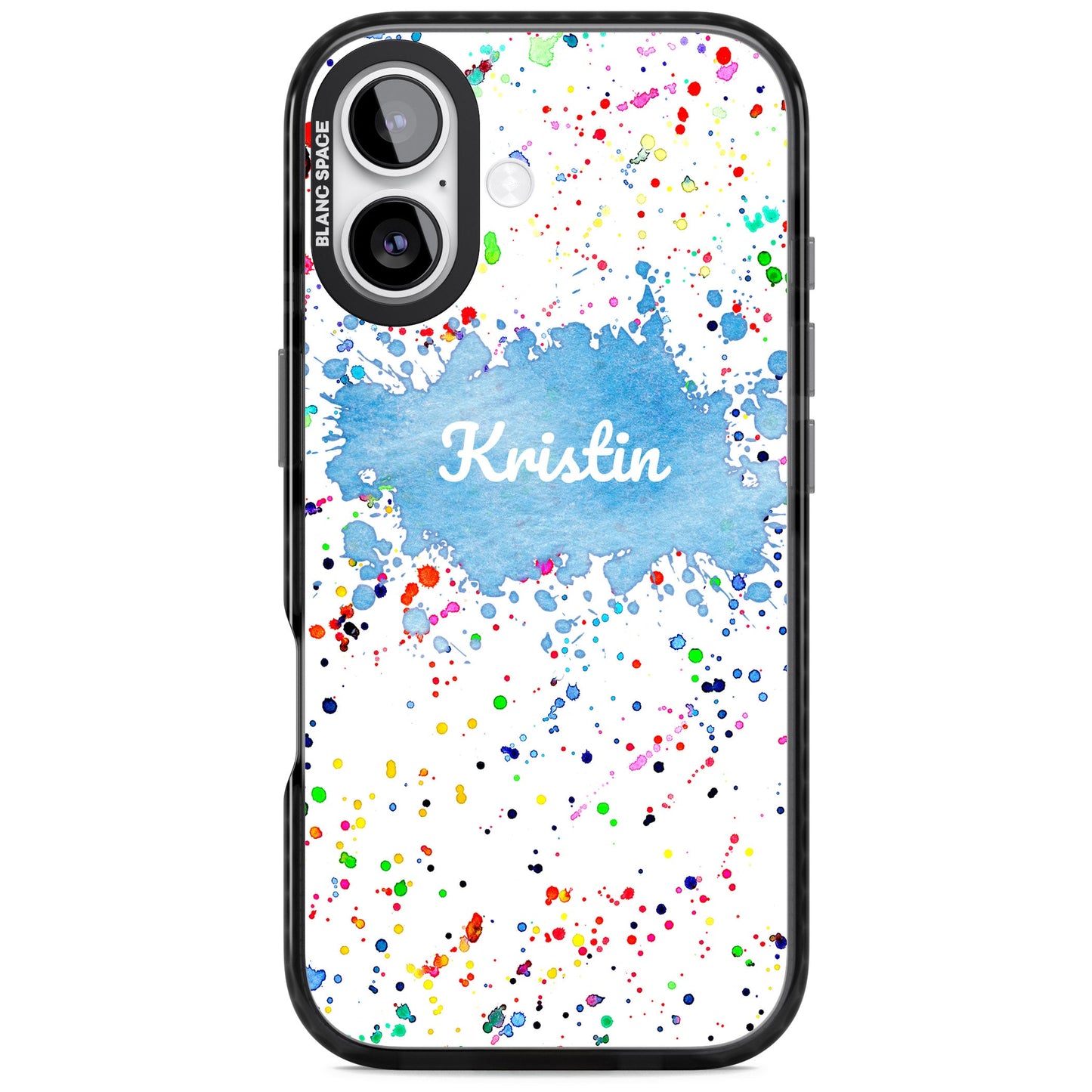 Personalised Rainbow Splatter Name