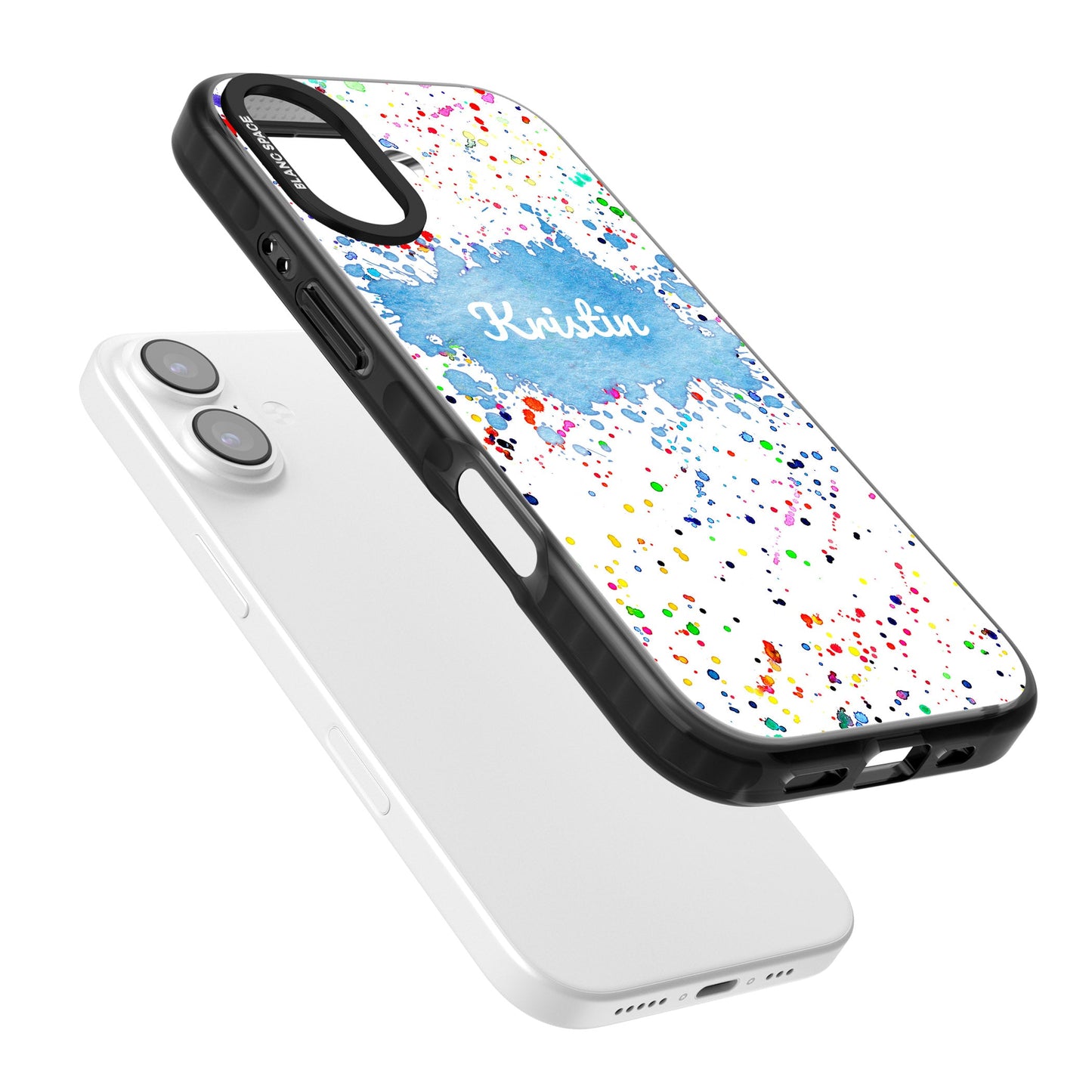 Personalised Rainbow Splatter Name