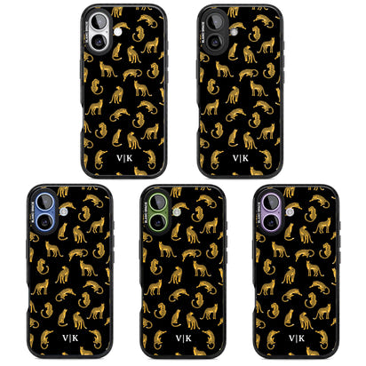 Personalised Gold Cheetah Pattern