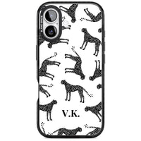 Personalised Black & White Cheetah Pattern