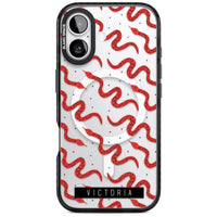 Personalised Red Snake Pattern