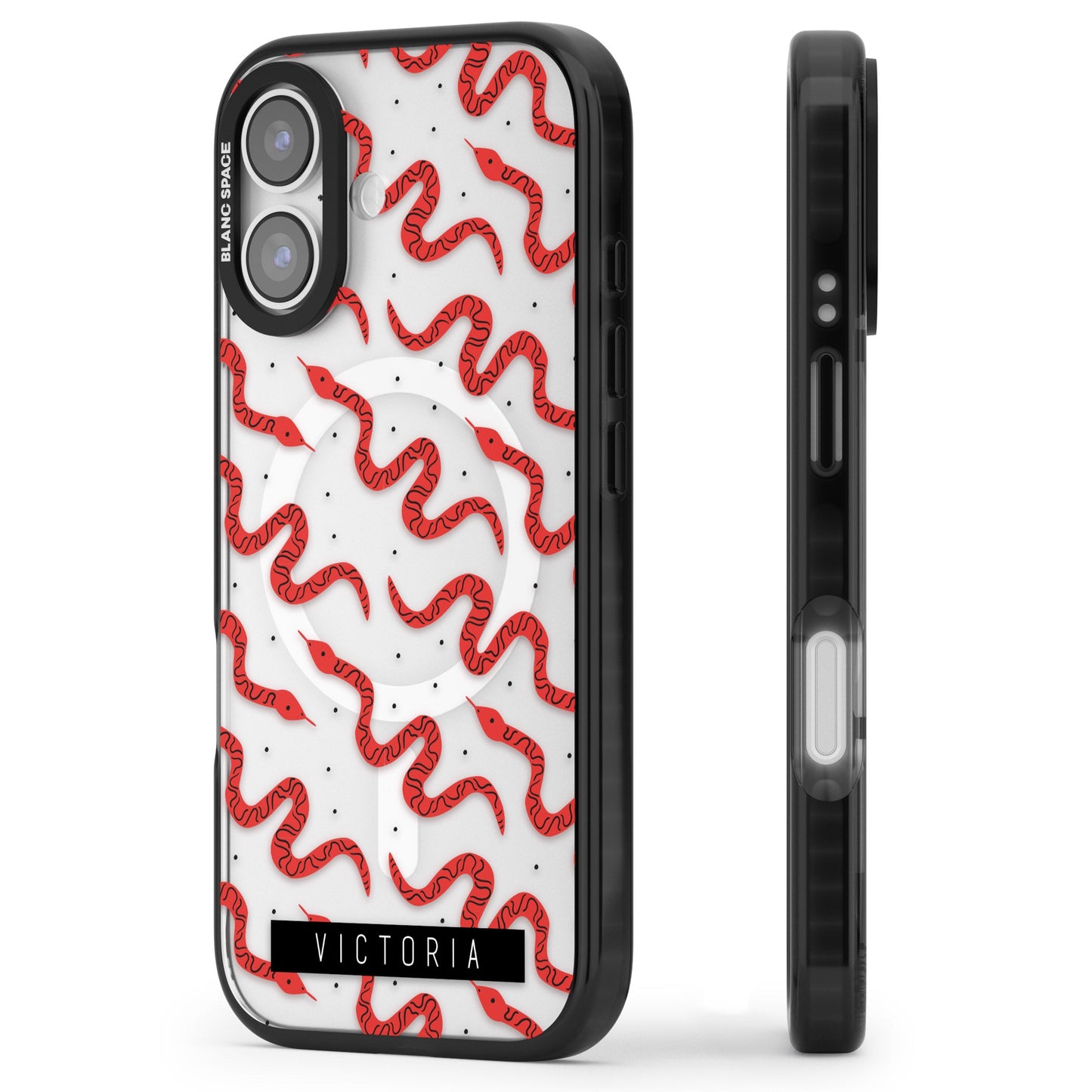 Personalised Red Snake Pattern