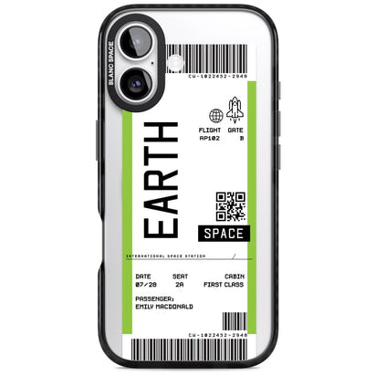Personalised Earth Travel Ticket