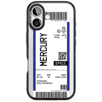 Personalised Mercury Travel Ticket