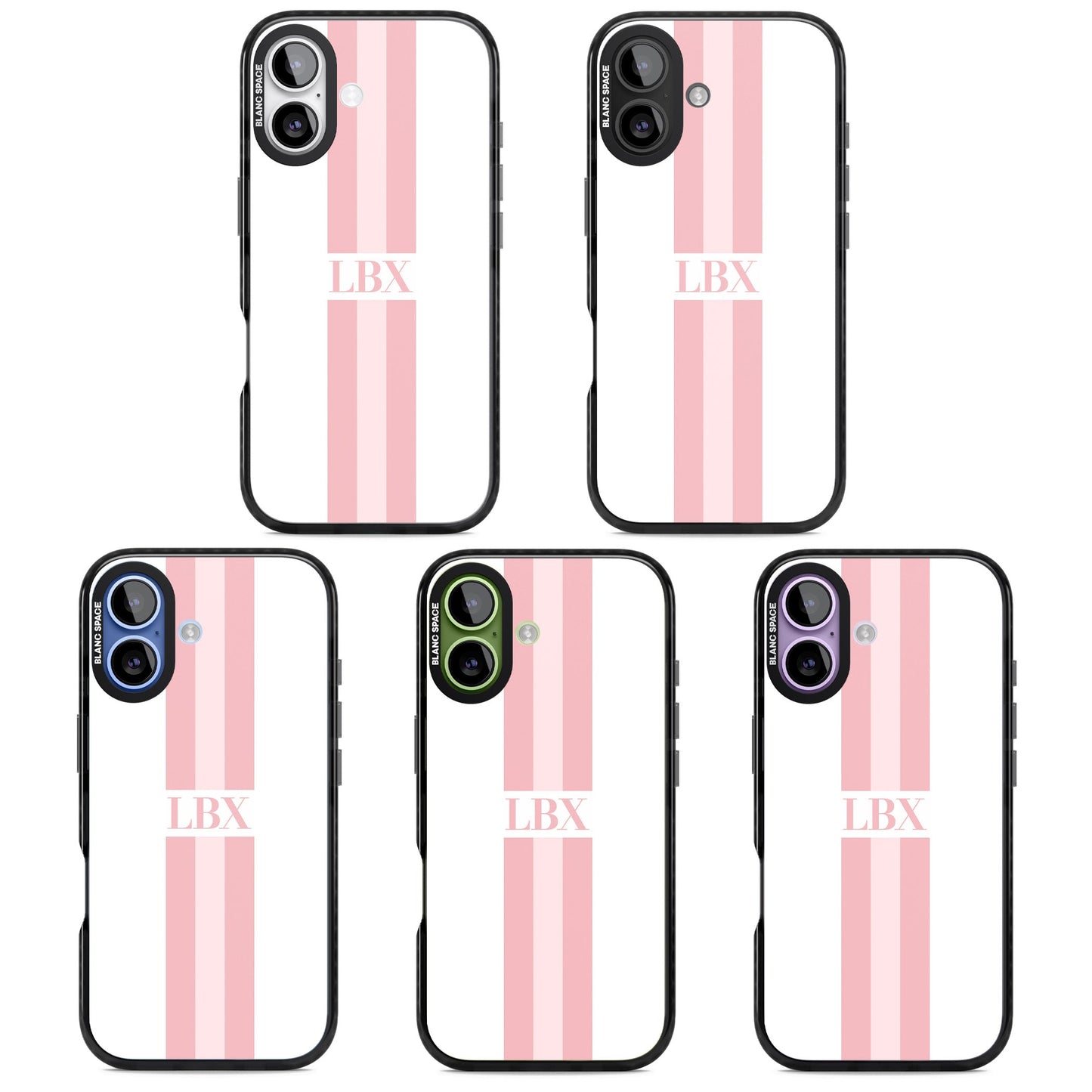 Personalised Minimal Pink Stripe