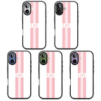 Personalised Minimal Pink Stripe