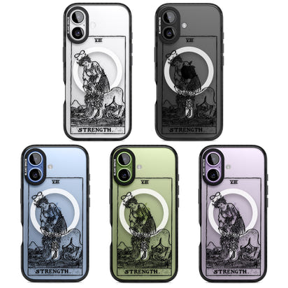 Personalisierte Stärke-Tarotkarte (Transparent)