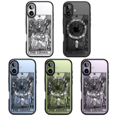 Personalisierte Tarotkarte „Die Liebenden“ (Transparent)