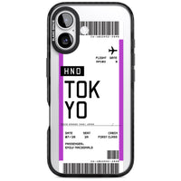 Personalised Tokyo Boarding Pass