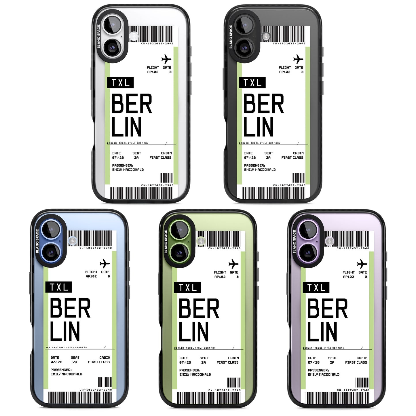 Personalised Berlin Boarding Pass