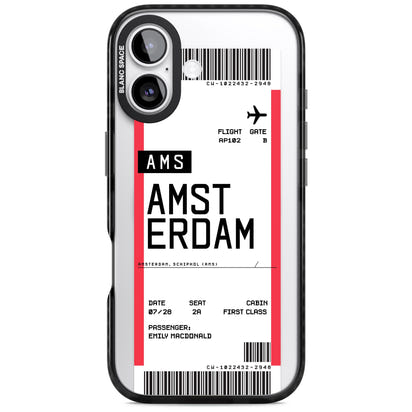 Personalised Amsterdam Boarding Pass