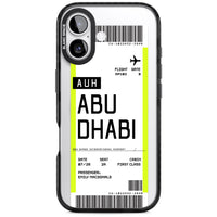 Personalised Abu Dhabi Boarding Pass