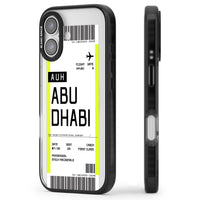 Personalised Abu Dhabi Boarding Pass