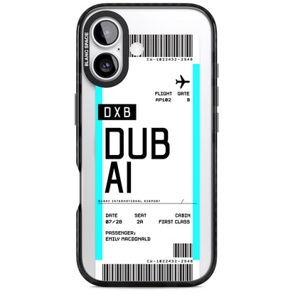 Personalised Dubai Boarding Pass