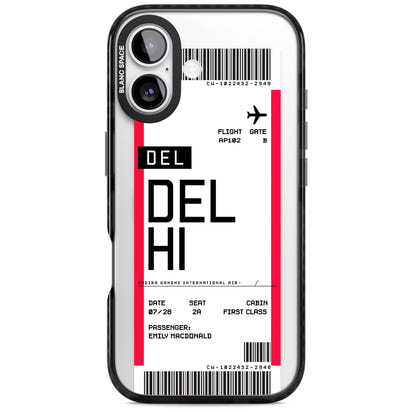 Personalised Delhi Boarding Pass