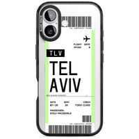 Personalisierte Bordkarte für Tel Aviv