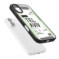 Personalisierte Bordkarte für Tel Aviv