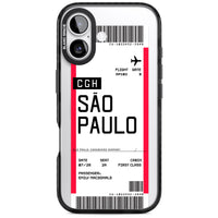 Personalisierte Bordkarte für São Paulo