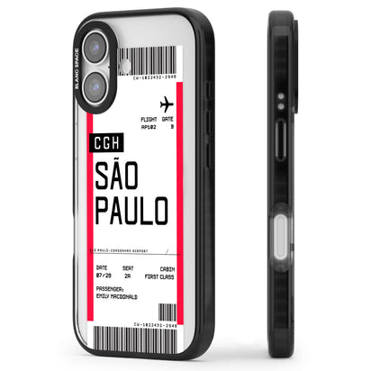 Personalisierte Bordkarte für São Paulo