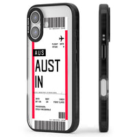 Personalised Austin Boarding Pass