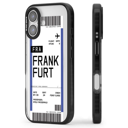 Personalised Frankfurt Boarding Pass