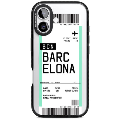 Personalised Barcelona Boarding Pass