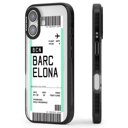 Personalised Barcelona Boarding Pass