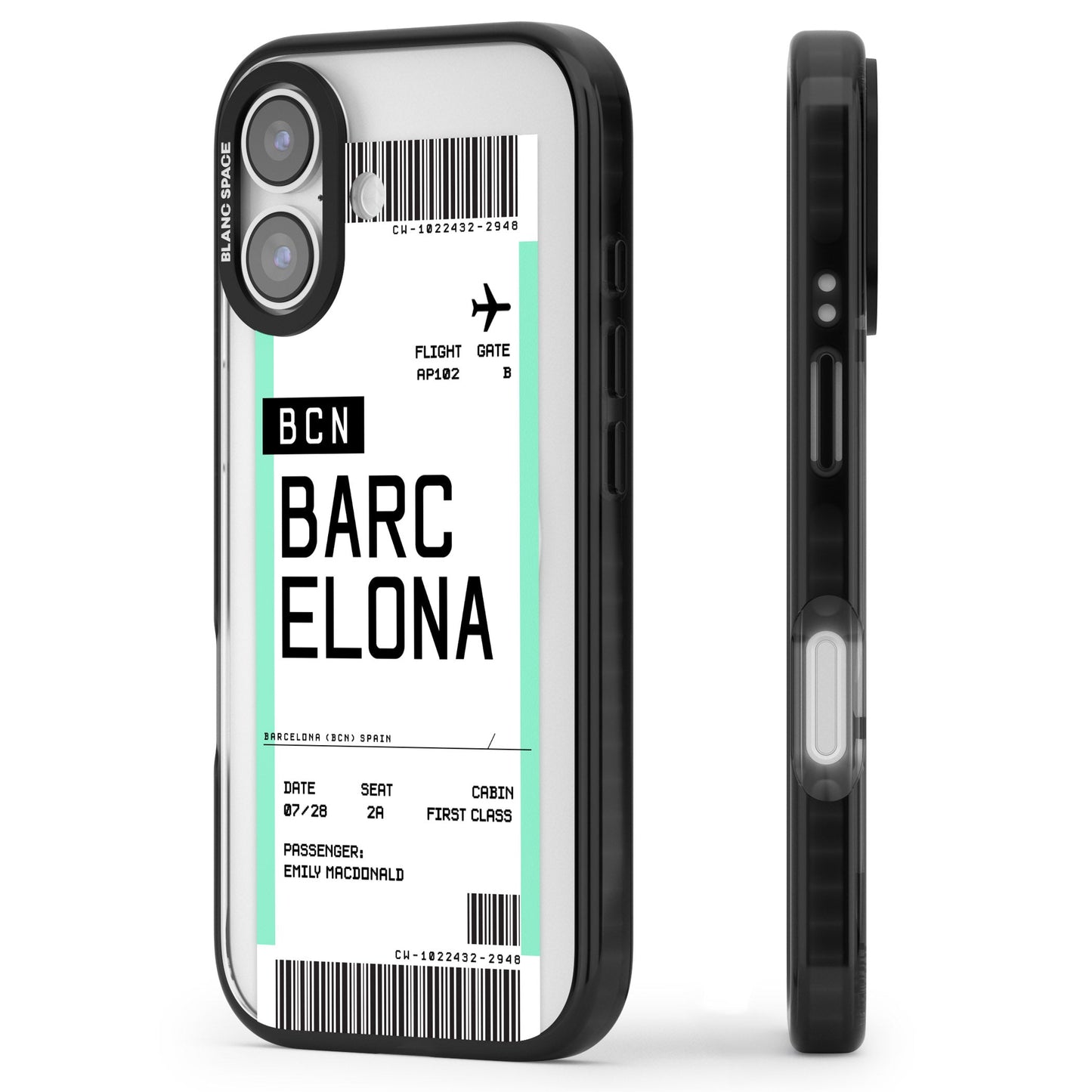 Personalised Barcelona Boarding Pass