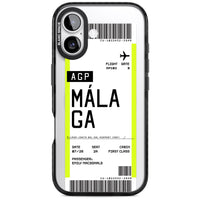 Personalised Málaga Boarding Pass