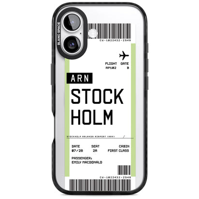 Personalised Stockholm Boarding Pass