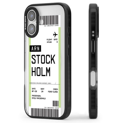 Personalised Stockholm Boarding Pass