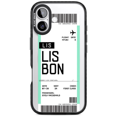 Personalised Lisbon Boarding Pass