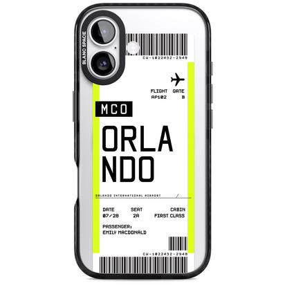 Personalised Orlando Boarding Pass
