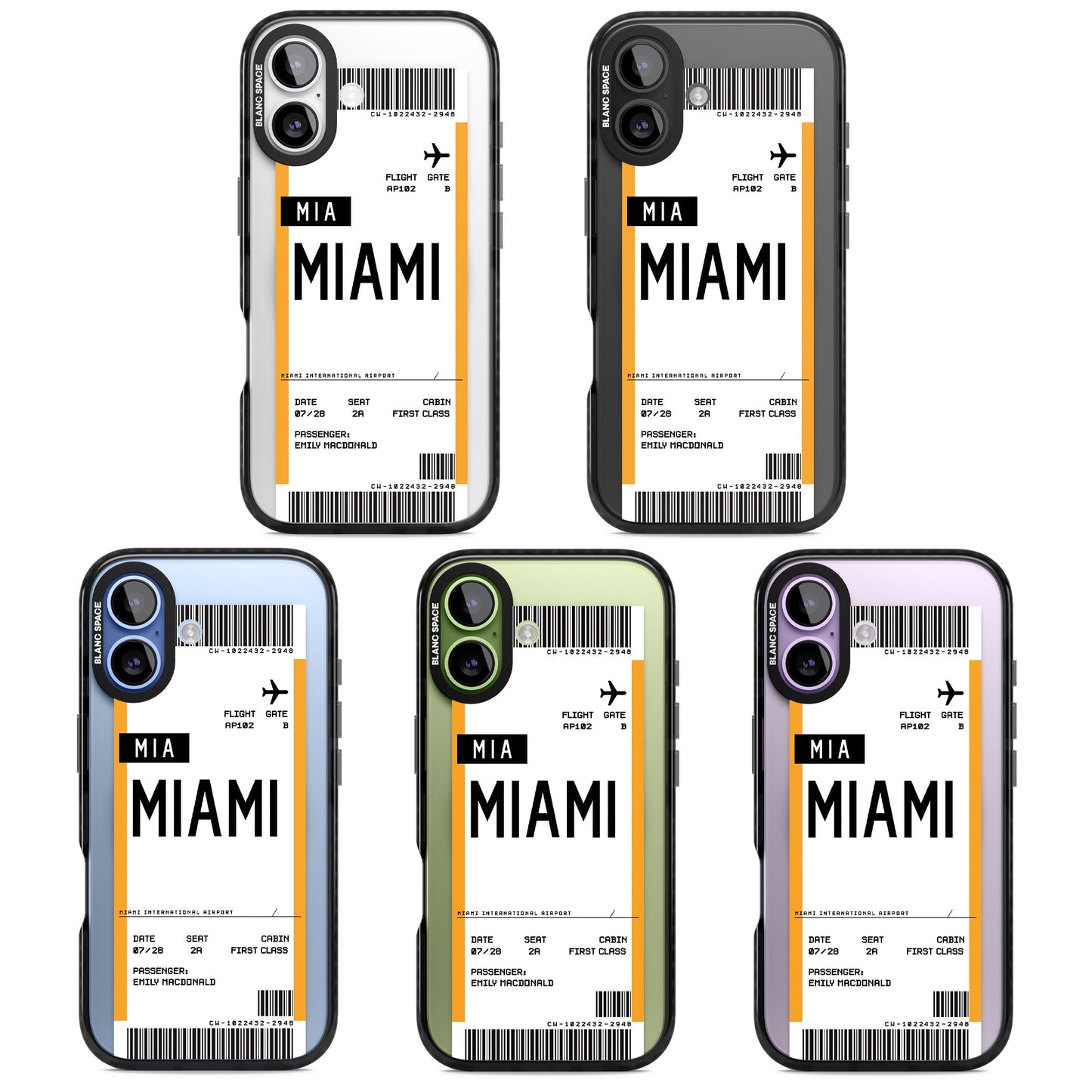 Personalised Miami Boarding Pass