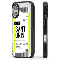 Personalisierte Bordkarte für Santorini