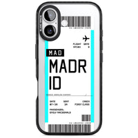 Personalised Madrid Boarding Pass
