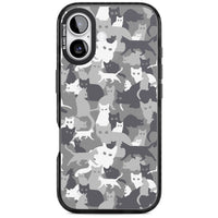 Dunkelgraue Katzentarnung