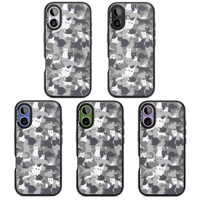 Dunkelgraue Katzentarnung