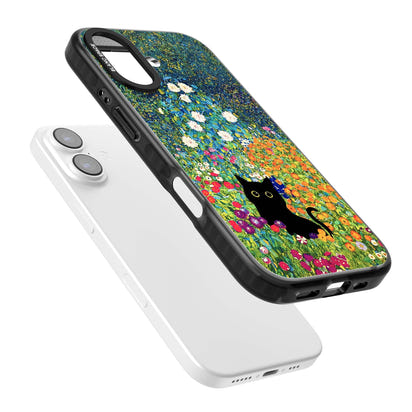 Cat in Klimt's Garden